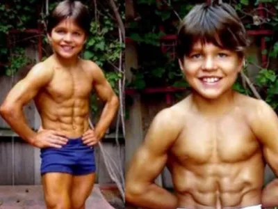 【衝撃】異常に筋肉が発達した世界一マッチョな8歳児！17年後の激変した姿がこちら‥