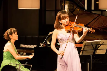 ヴァイオリニスト・奥村愛が贈るミニコンサート 「クラシックを子供の時から身近に」 