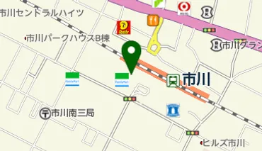 ファミリーマート 市川駅南口店」(市川市