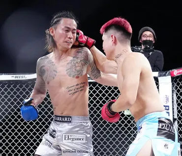 BreakingDown】元アウトサイダー萩原裕介の右がうなる「勾配ニキ」信原にKO勝ち