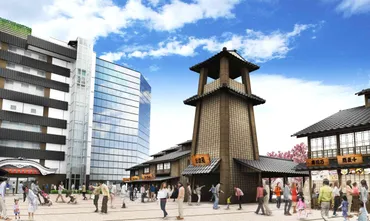 豊洲 千客万来」に名称決定、江戸の街を再現した新名所が2024年2月に誕生