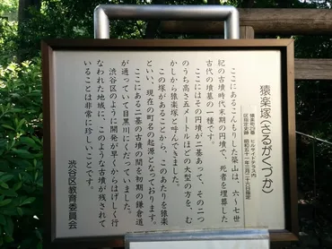 渋谷歴史散歩No.7 猿楽塚と猿楽神社