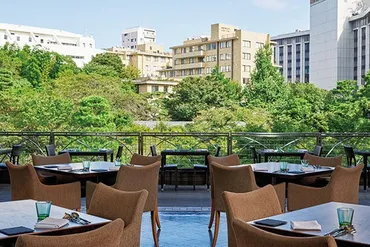 八芳園の壮大な庭を眺めてリラックス 白金台「Thrush Cafe」