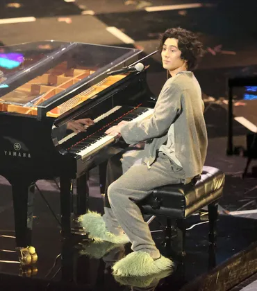紅白】初出場の藤井風が史上初の実家からの中継出演 2曲目はホールから生歌披露