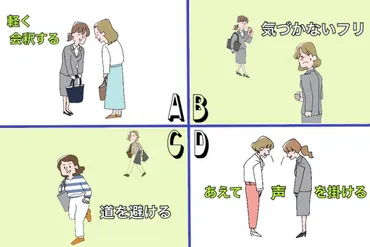 恋愛心理テスト】苦手な先輩が歩いてきたらどうする?あなたのめんどくさい女度と距離感が参考になる映画が分かる