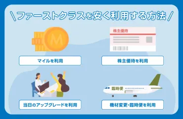 ファーストクラスの料金は？エコノミークラスの価格でお得に利用する方法も解説！