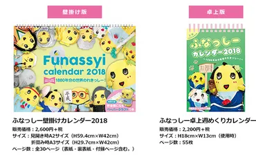 イケメンなっしー！】脱力感がハンパないふなっしーカレンダー。版権料がひっそり全額寄付！ 