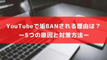 YouTubeチャンネルの垢BANって何が原因？登録者数と垢BANの関係は？垢BANの真実とは！？