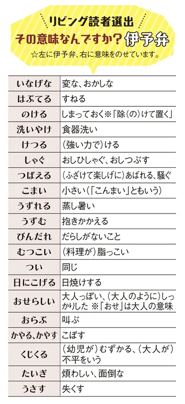 ほー知らなんだ、それも方言じゃったんか～！？よくわかる「伊予弁講座」