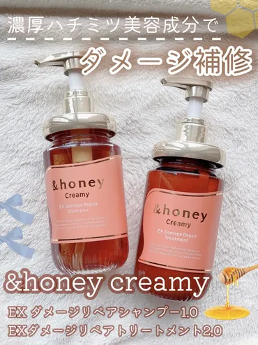 Creamy EXダメージリペアシャンプー1.0/ヘアトリートメント2.0