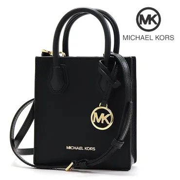 マイケルコース ミニハンドバッグ レディース MICHAEL KORS 2Way ショルダーバッグ ブラック 35S1GM9T0L BLACK :  35s1gm9t0l