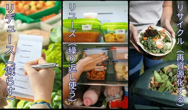 エコ・チャレンジ： 食品廃棄物のリデュース（減らす）、リユース（繰り返し使う）、リサイクル（再資源化する） – カロンドレテ聖ヨセフの姉妹