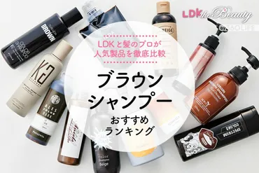 2023年】市販のブラウンシャンプーおすすめランキング12選。『LDK』と美容師が徹底比較！