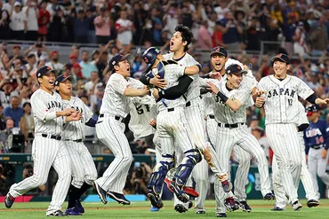 侍ジャパンがアメリカを下し3大会ぶり3回目のWBC制覇！大谷翔平が胴上げ投手に 