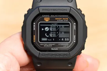 G-SHOCKの新作スマートウォッチ『G-SQUADDW-H5600』は、初代G-SHOCKのデザインを受け継いだ進化形？レトロなデザインにスマートウォッチ機能が搭載されたとは!!?