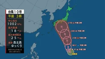 台風情報】来週、本州を゛直撃゛か 台風10号(サンサン)が発生 「強い勢力」で北上する進路予想 西日本や東日本に近づくおそれ 