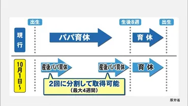 産後パパ育休゛ 男性の育児後押しで社会全体にもメリットが 