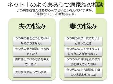 うつ病患者の家族はどんなサポートをすべき？家族心理教育とは！？