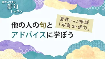 夏井いつき先生から学ぶ！俳句の極意とは？写真de俳句から深まる！