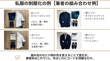 男性ミニマリストによる私服の制服化のすすめ【楽して70点のオシャレ】 