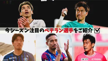 公式】【経験と落ち着きをチームにもたらす】２０２４シーズンＪリーグで活躍するベテラン選手をご紹介◎：Ｊリーグ公式サイト（J.LEAGUE.jp）