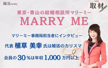 必見！結婚相談所マリーミーの事務局担当者にインタビュー