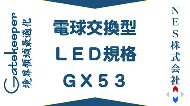 交換型LED規格 GX53 