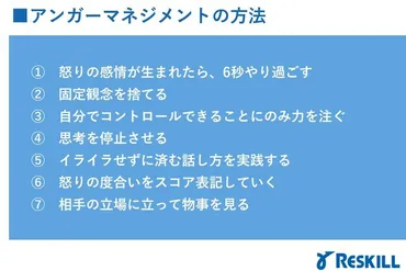 すぐできる】アンガーマネジメントとは？やり方７選