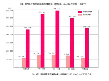 60代シニアは肉食系!?」～家計調査から～ 