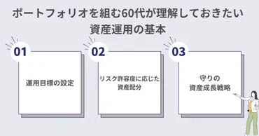 60代の資産運用におすすめのポートフォリオとは？効果的な構築の秘訣も解説 