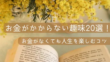 お金がかからず楽しめる！大人が夢中になる趣味20選と人生を豊かにするために│しゃべりおbase