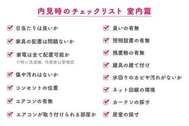 賃貸の「内見」を極める！ ポイントやチェックリストを万全にして失敗をなくそう