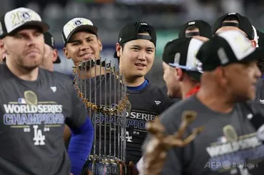 大谷翔平がナ・リーグMVP受賞、ア・リーグはジャッジ 写真2枚 国際ニュース:AFPBB News