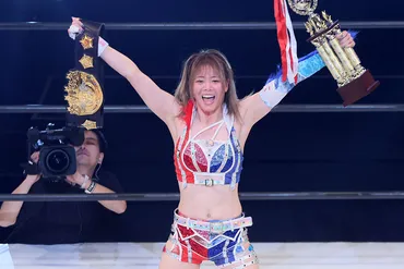 1/4【スターダム】岩谷がIWGP女子V3 朱里を激闘突破で「IWGPの歴史創る」…