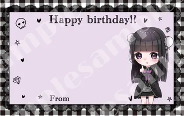 JYA PON 在吏栖れあさん生誕メッセージカード制作 – アイドル 生誕メッセージカード・イベント用イラスト制作