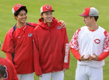 侍ジャパン選出の常広羽也斗、塹江敦哉、矢野雅哉 三者三様の喜び
