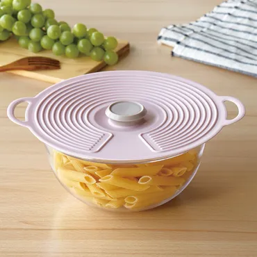 シリコンラップシリコーンリッド(ラップシリコン蓋カバー食洗機対応電子レンジ対応密閉繰り返し使えるシリコーン耐熱保存温め冷蔵庫電子レンジおしゃれかわいい)リビングート店