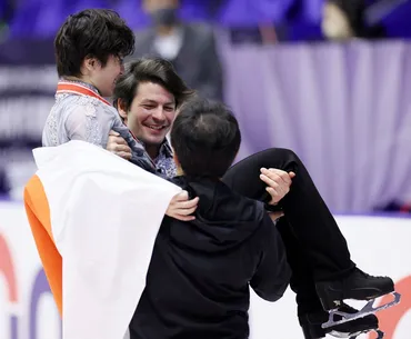 フィギュアスケート:宇野昌磨とステファン・ランビエルコーチの歩み写真特集