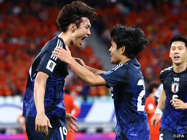 】、完全アウェーの厦門で中国を撃破!首位独走で北中米ワールドカップ出場へ王手!