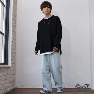 教科書】黒ニット&セーターはモテる!コーデで差をつける方法。