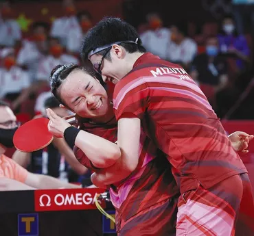 日本卓球界の悲願、中国ペア倒し初代王者有終の美を飾った水谷隼、伊藤美誠はさらなる高みを目指す<混合ダブルス>:東京新聞デジタル