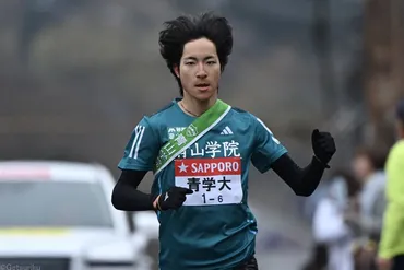 青学大・野村昭夢が区で分秒の区間新!沿道の声で「最後まで頑張れました」/箱根駅伝