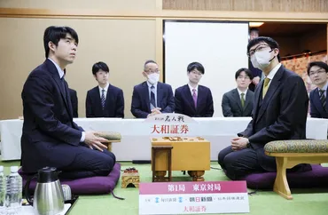 将棋:第期名人戦藤井・永瀬、ファンに健闘誓う椿山荘で前夜祭/東京