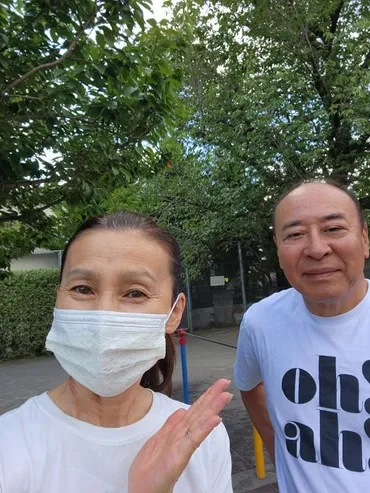 武東由美、夫・モト冬樹と公園を訪れ年ぶりに挑戦したこと「才才の夫婦で」