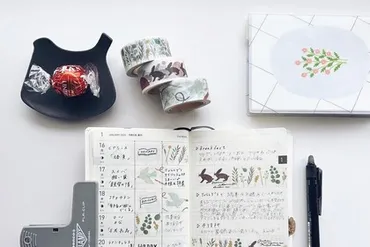 ほぼ日手帳をかわいくアレンジしよう。「マスキングテープ」の使い方アイデアまとめ