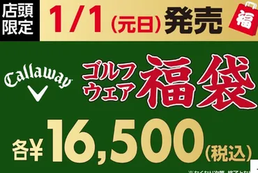 キャロウェイ福袋の中身について!レディースのネタバレや予約・販売も!