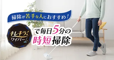 掃除が苦手な人におすすめ!「キレキラ!」で毎日分の時短掃除