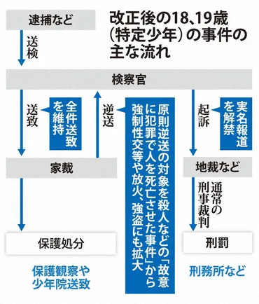 改正少年法成立厳罰化は「一歩」実名報道「未来奪う」の声も