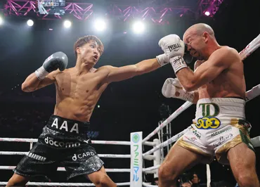 井上尚弥が回勝ちドヘニーが腰に違和感自己最長の戦連続勝ちで国内単独位の世界戦勝目【ボクシング】:中日スポーツ・東京中日スポーツ