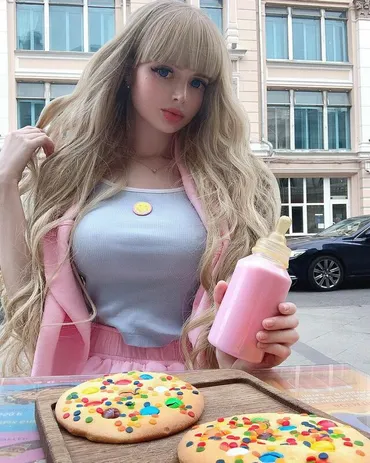 整形なし!(本人談)リアル・バービー人形と称されるロシア美女